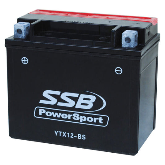 YTX12-BS SSB Powersport MF Motorcycle Battery