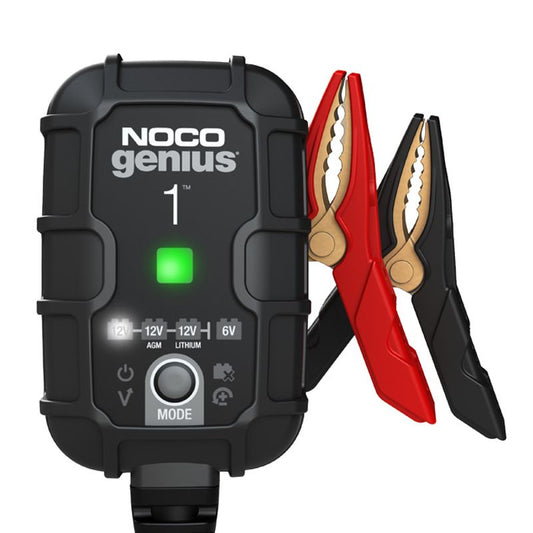 Noco GENIUS1AU 1-Amp Battery Charger, Battery Maintainer, and Battery Desulfator