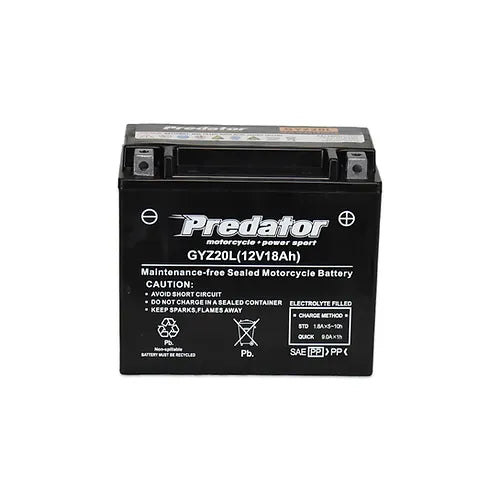 GYZ20L Predator Motorcycle Battery