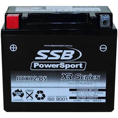 RTX12-BS SSB XR Series Motorcycle Battery