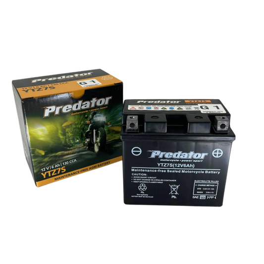 YTZ7S Predator Motorcycle Battery