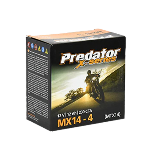 MX14-4 Predator Motorcycle Battery