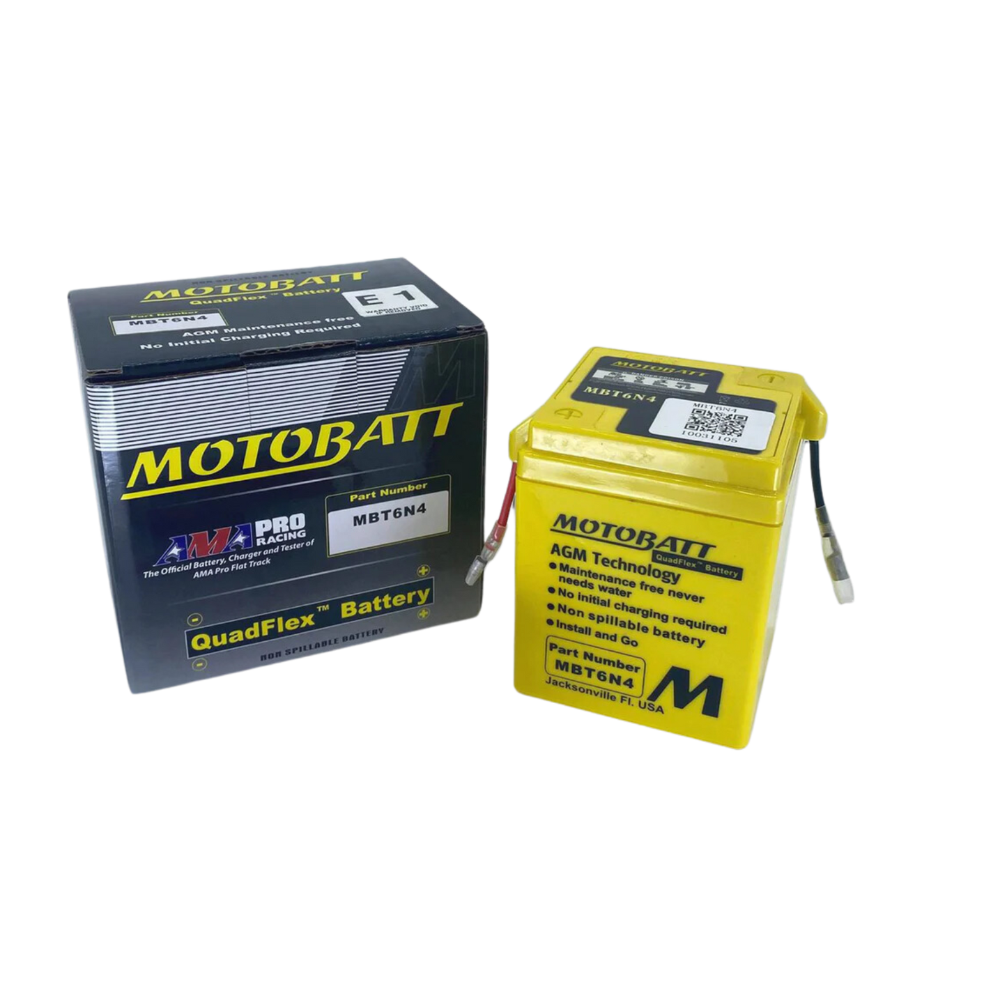 MBT6N4 Motobatt Motorcycle Battery