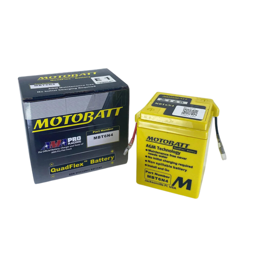 MBT6N4 Motobatt Motorcycle Battery