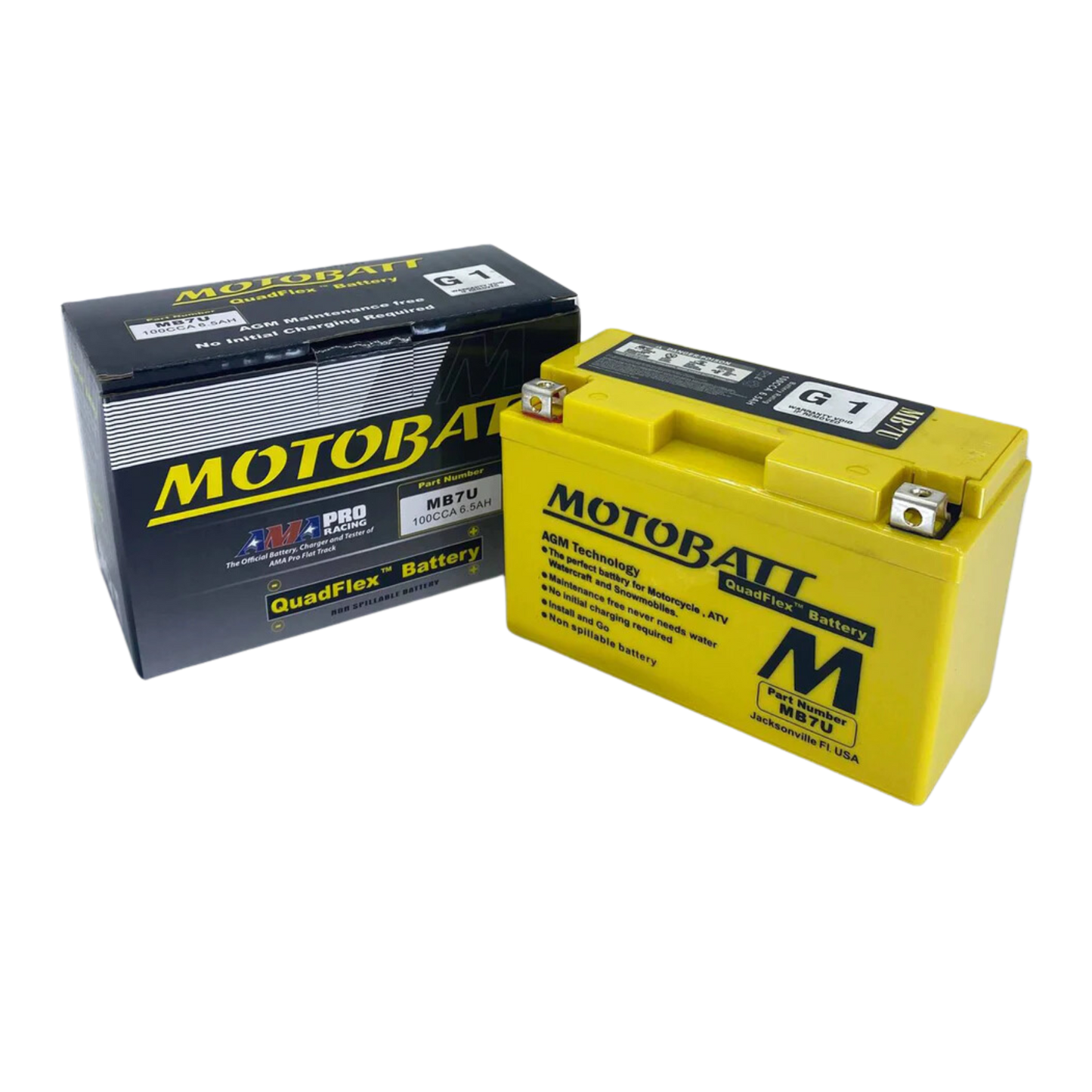 MB7U Motobatt Motorcycle Battery