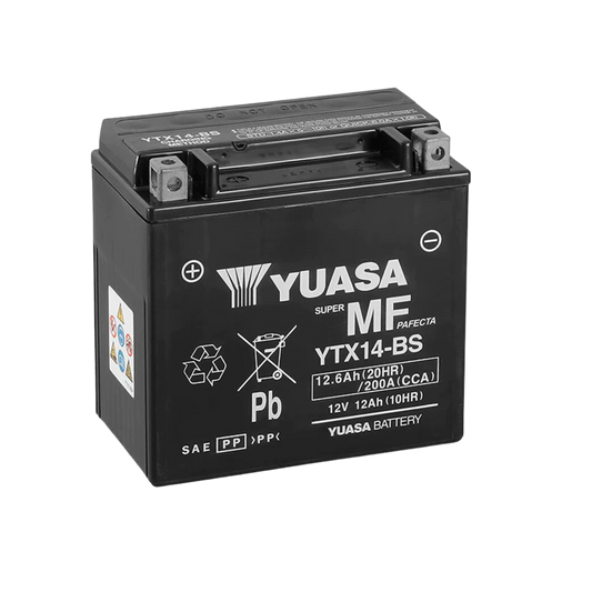 YTX14-BS Yuasa Motorcycle Battery