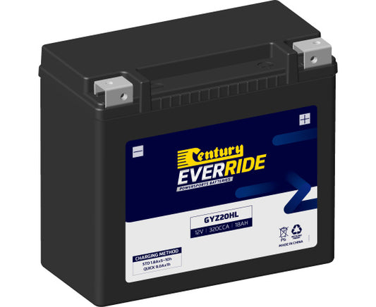 GYZ20HL Century Heavy Duty AGM Motorcycle Battery