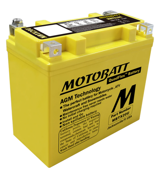 MBTX20U Motobatt Motorcycle Battery