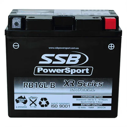 RB16L-B SSB XR Series Motorcycle Battery