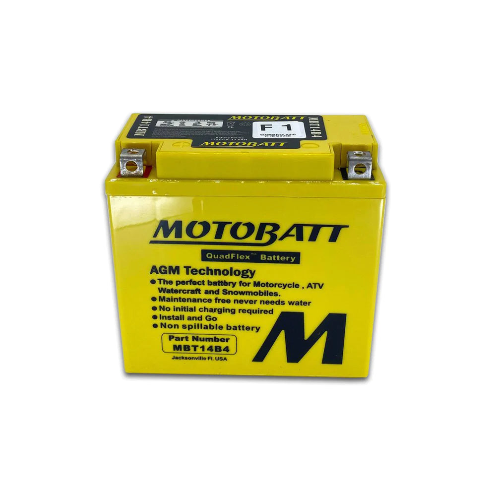 MBT14B-4 Motobatt Motorcycle Battery