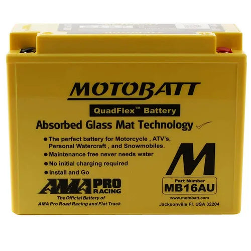 MB16AU Motobatt Motorcycle Battery