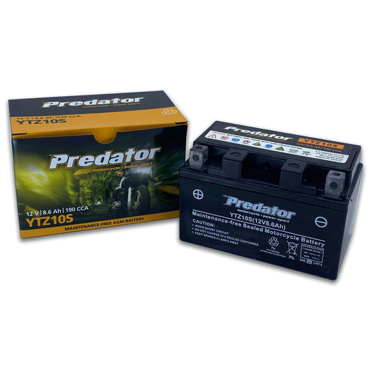 YTZ10S Predator Motorcycle Battery