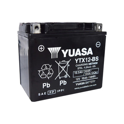 YTX12-BS Yuasa Motorcycle Battery