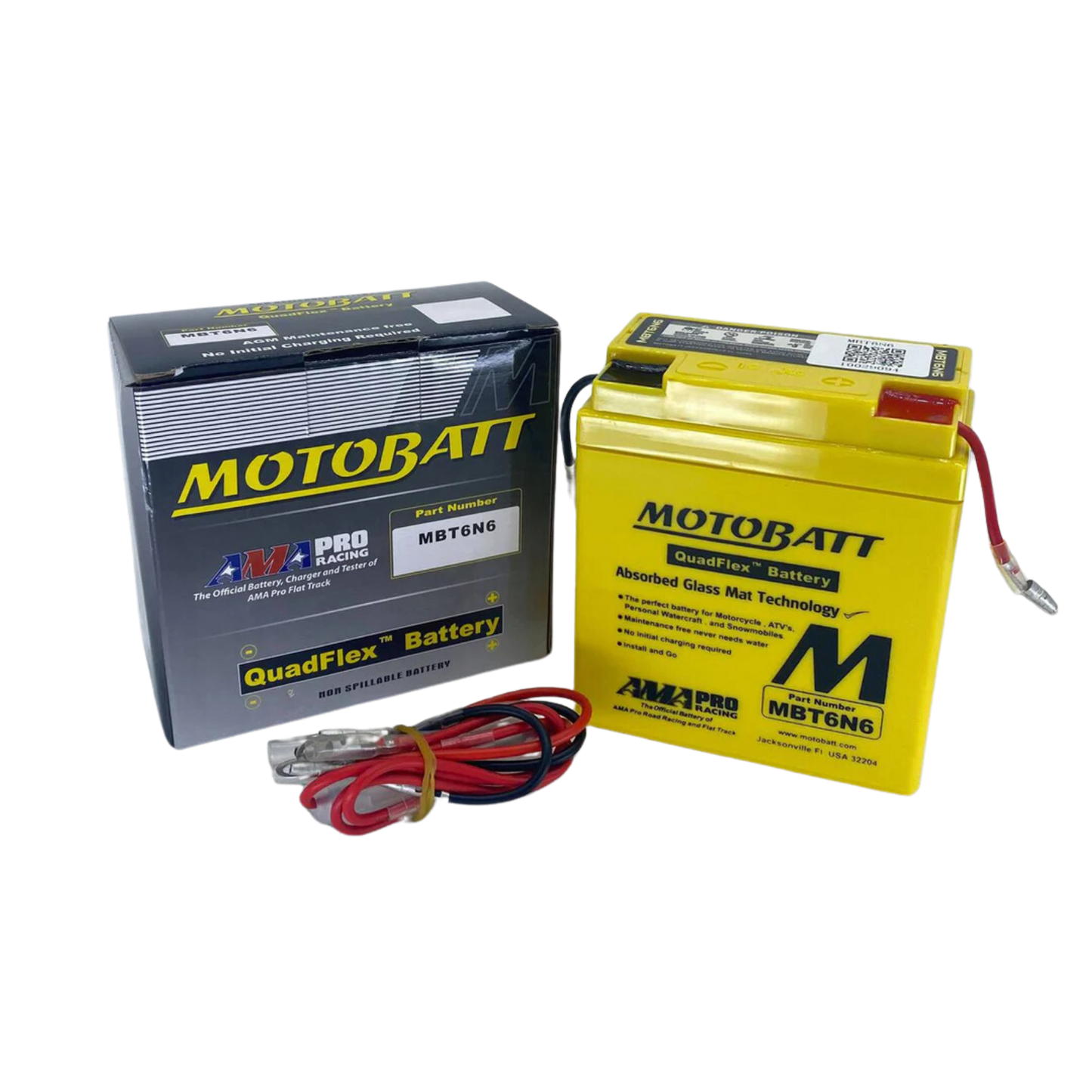 MBT6N6 Motobatt Motorcycle Battery