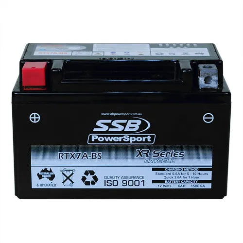 RTX7A-BS SSB XR Series Motorcycle Battery