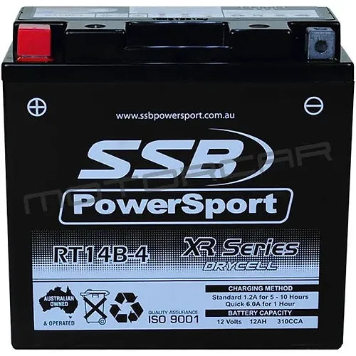 RT14B-4 SSB XR Series Motorcycle Battery