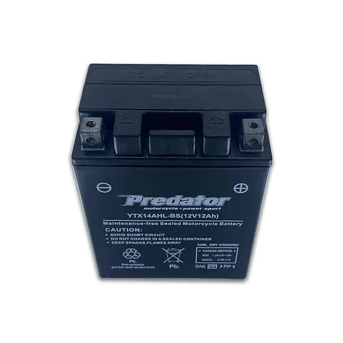 YTX14AHL-BS Predator Motorcycle Battery