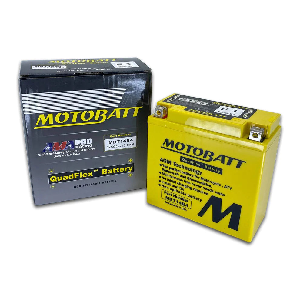 MBT14B-4 Motobatt Motorcycle Battery