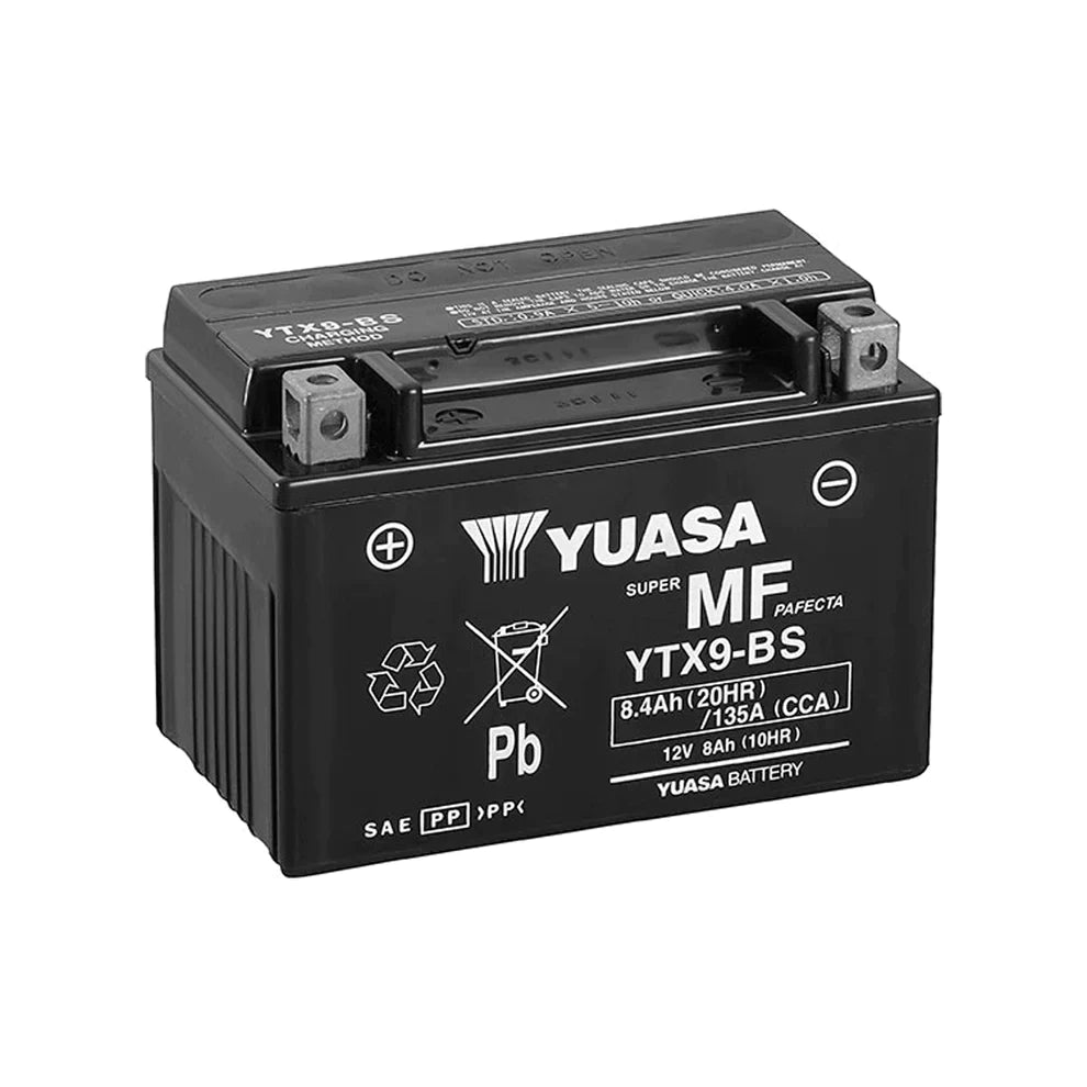 YTX9-BS Yuasa Motorcycle Battery