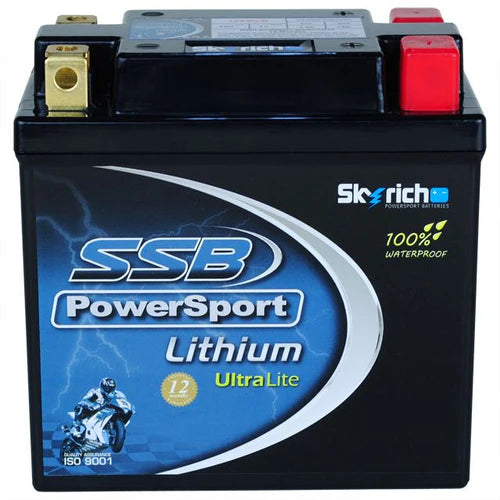 LFP9Q-B SSB PowerSport Lithium Battery - UltraLite