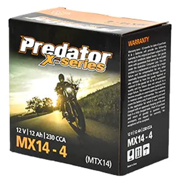 MX14-4 Predator Motorcycle Battery