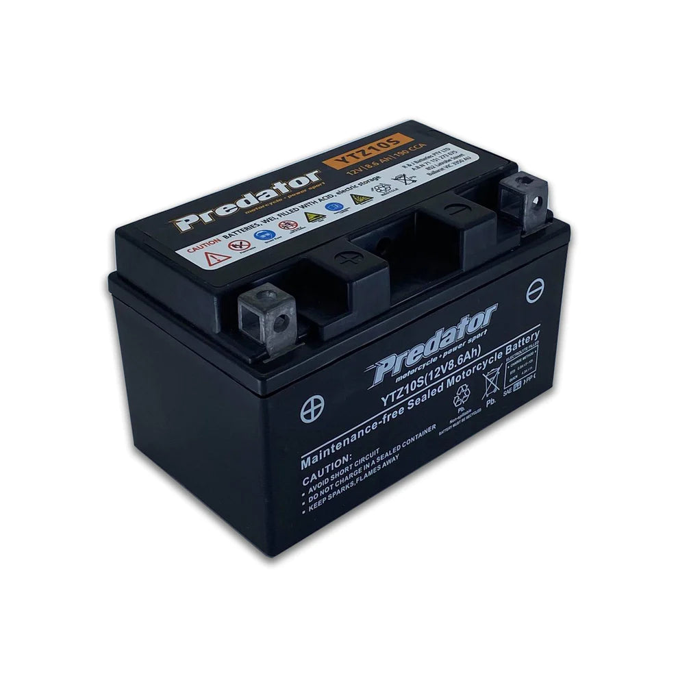 YTZ10S Predator Motorcycle Battery