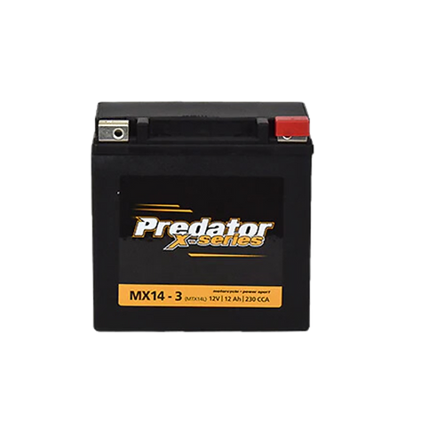 MX14-3 Predator Motorcycle Battery