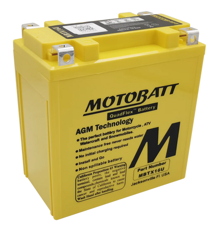 MBTX16U Motobatt Motorcycle Battery