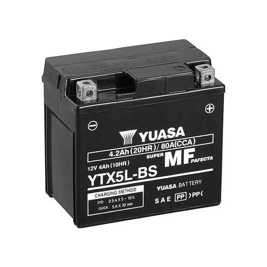 YTX5L-BS Yuasa Motorcycle Battery