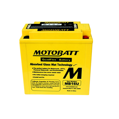 MB16U Motobatt Motorcycle Battery