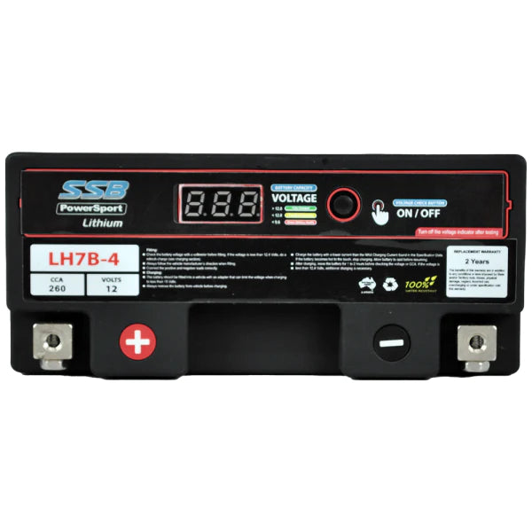 LH7B-4 SSB High Performance Lithium Motorcycle Battery