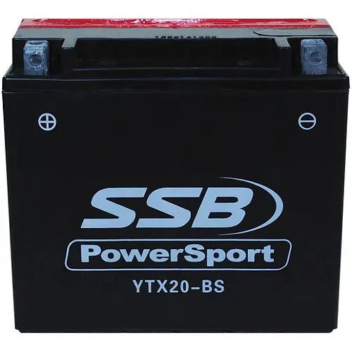 YTX20-BS SSB Powersport MF Motorcycle Battery