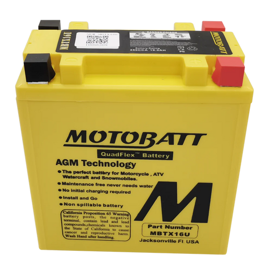 MBTX16U Motobatt Motorcycle Battery