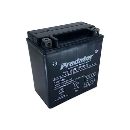 YTX16L-BS Predator Motorcycle Battery