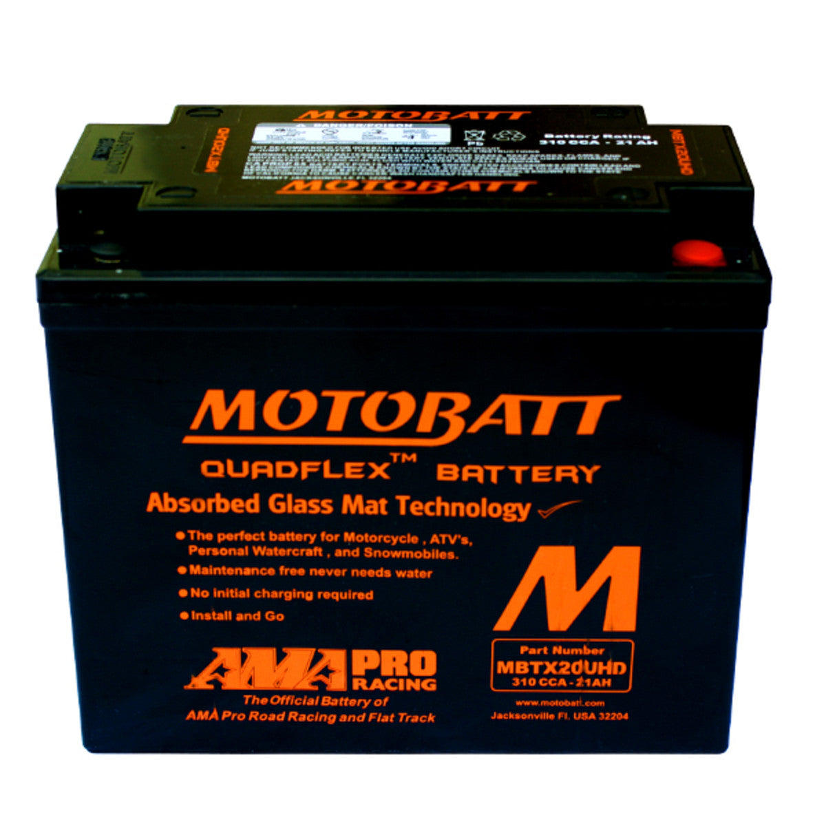 MBTX20UHD Motobatt Motorcycle Battery