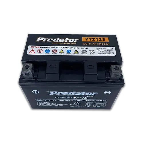 YTZ12S Predator Motorcycle Battery