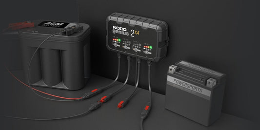 Noco GENIUS2X4 4-Bank, 8-Amp Battery Charger