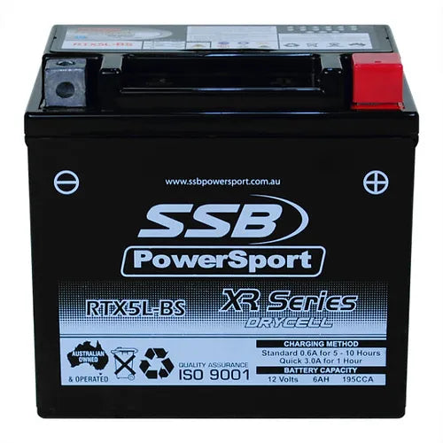 RTX5L-BS SSB XR Series Motorcycle Battery