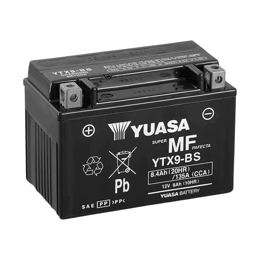 YTX9-BS Yuasa Motorcycle Battery